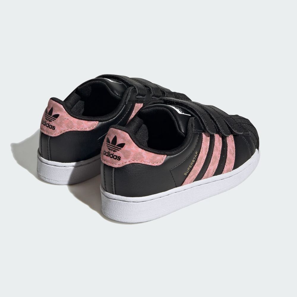 Chaussure Adidas Superstar Comfort Closure Noir Doré Enfant | LDP-63256984