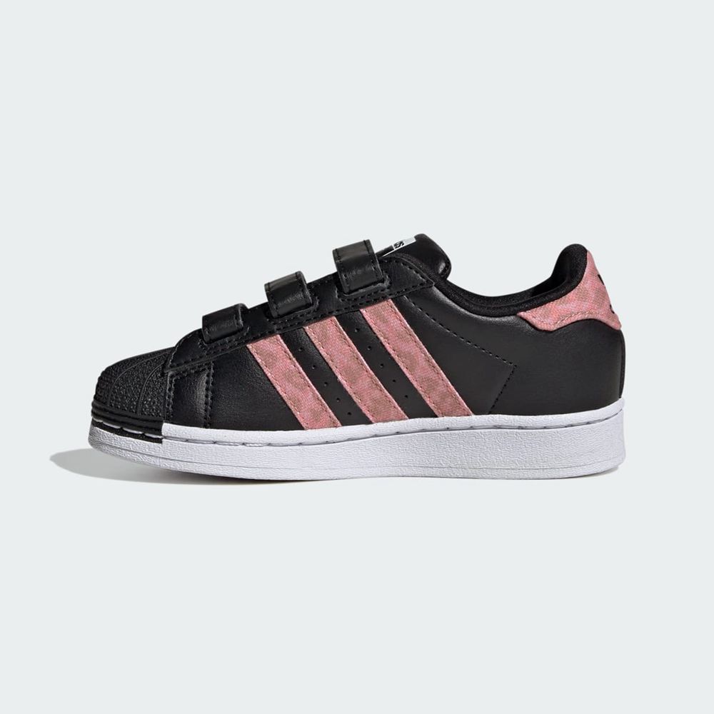 Chaussure Adidas Superstar Comfort Closure Noir Doré Enfant | LDP-63256984