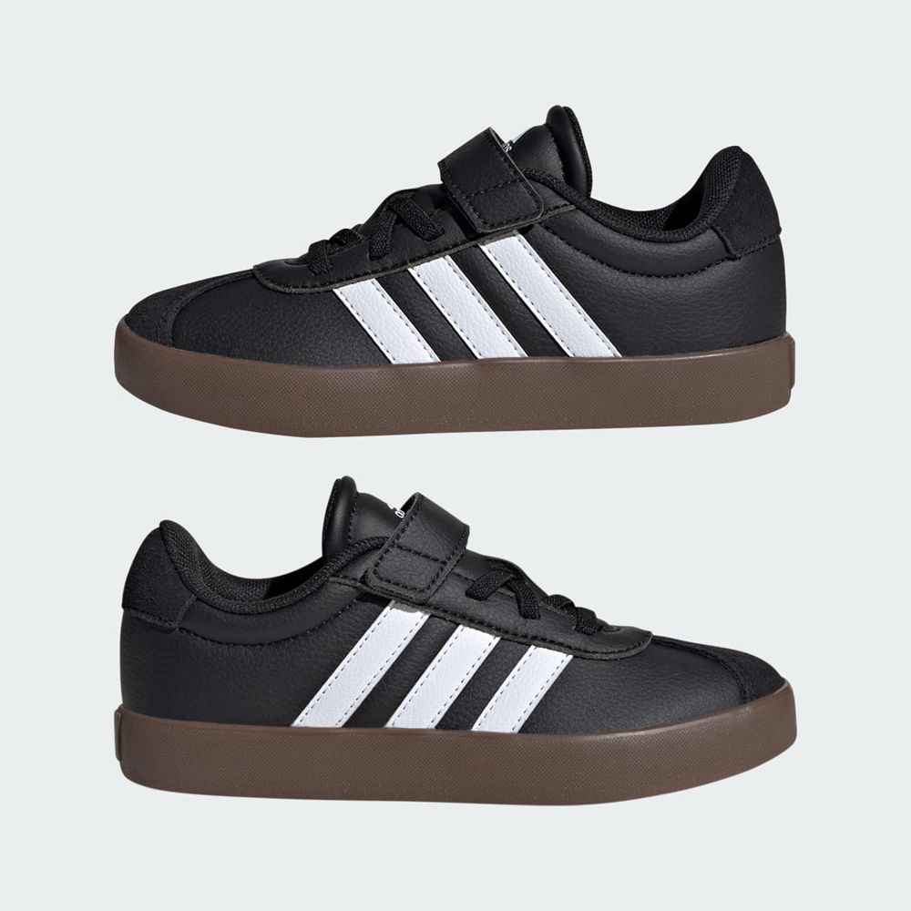 Chaussure Adidas Vl Court 3.0 Noir Blanche Enfant | IKH-12925761