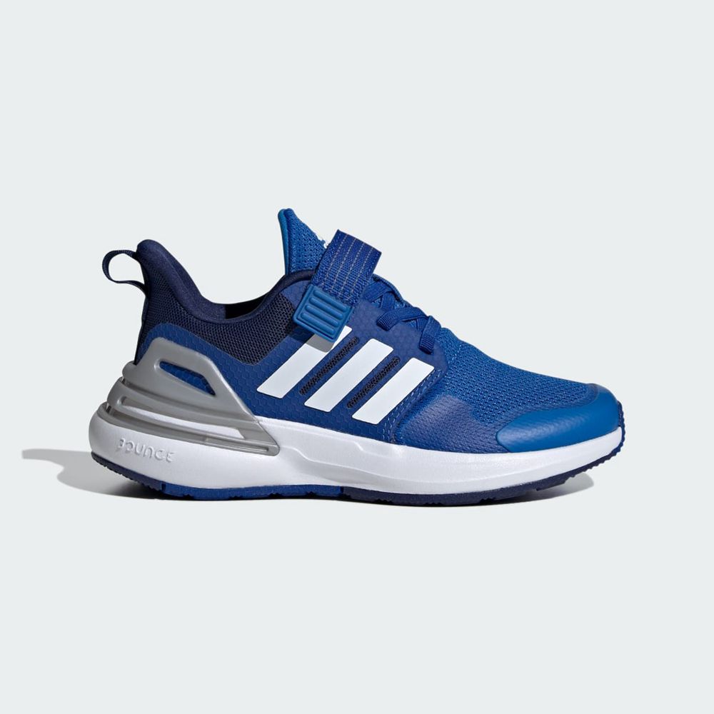 Chaussure Running Adidas Rapidasport Bounce Elastic Lace Top Strap Bleu Blanche Enfant | TGL-05722811