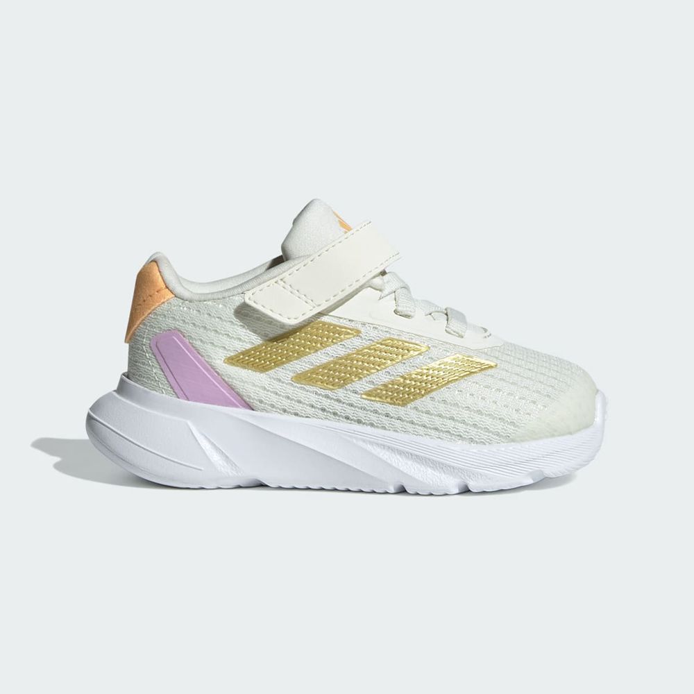 Chaussure Running Adidas Duramo SL Blanche Doré Orange Enfant | KUK-35045767