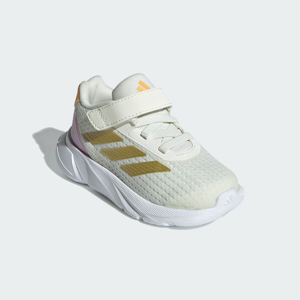 Chaussure Running Adidas Duramo SL Blanche Doré Orange Enfant | KUK-35045767