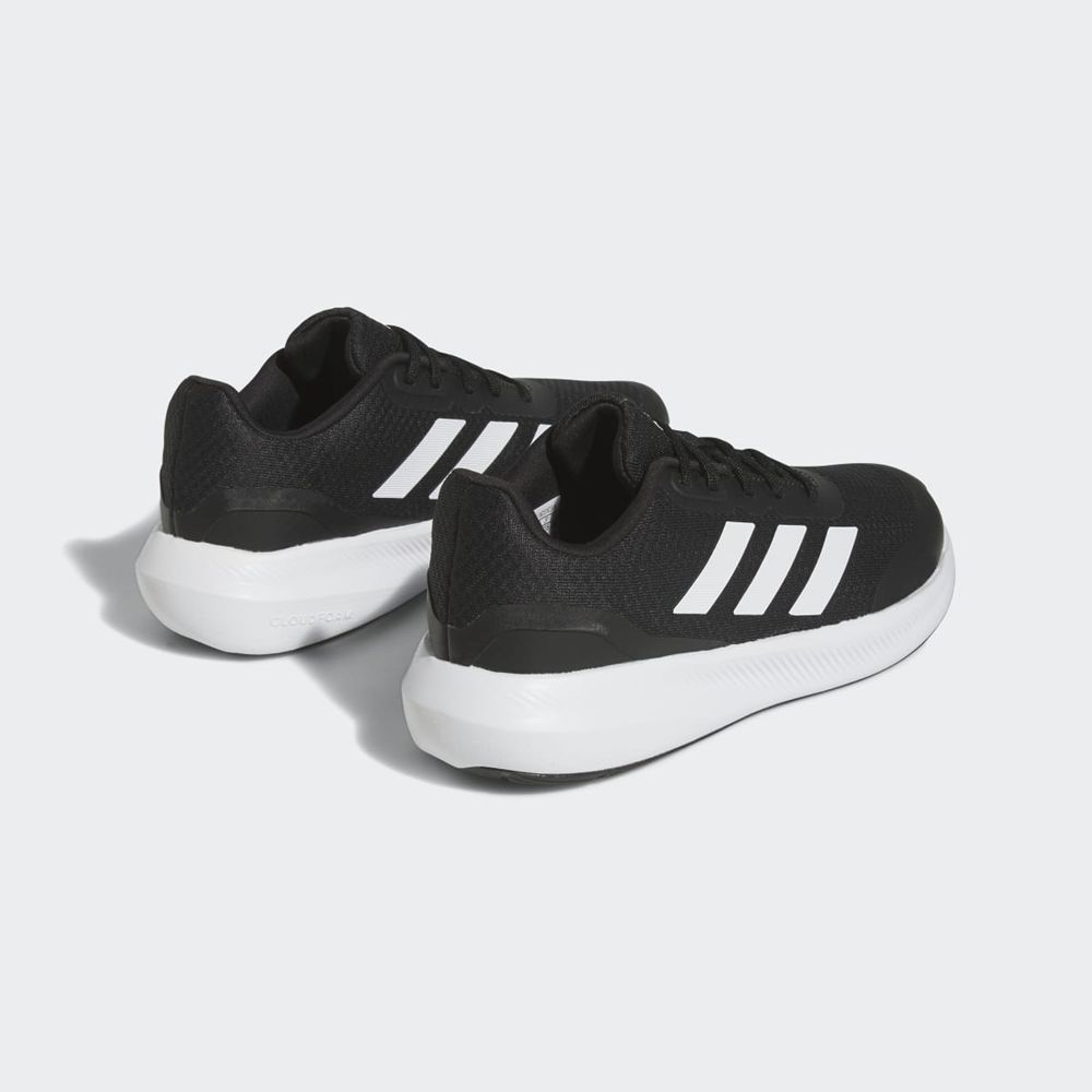 Chaussure Running Adidas Falcon 3 Sport Lace Noir Blanche Enfant | TFT-01522104