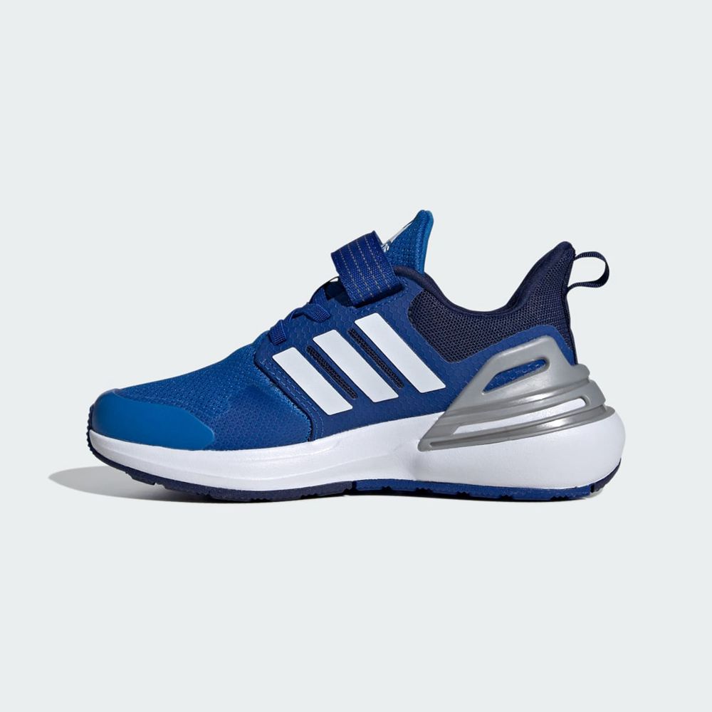 Chaussure Running Adidas Rapidasport Bounce Elastic Lace Top Strap Bleu Blanche Enfant | TGL-05722811