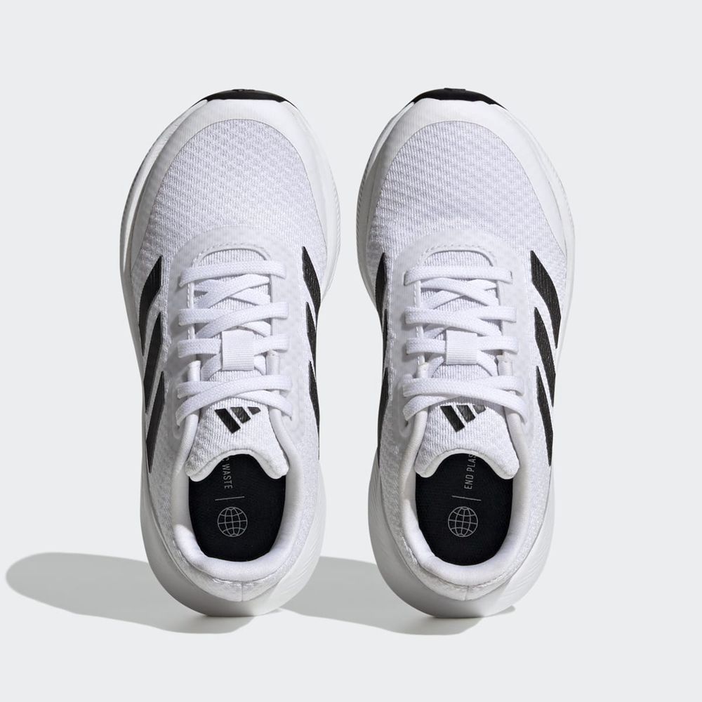 Chaussure Running Adidas Runfalcon 3 Lace Blanche Noir Enfant | KBU-24980997