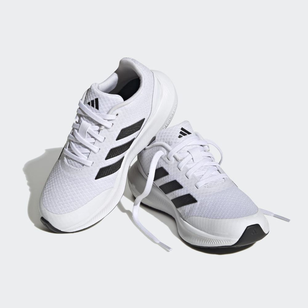 Chaussure Running Adidas Runfalcon 3 Lace Blanche Noir Enfant | KBU-24980997