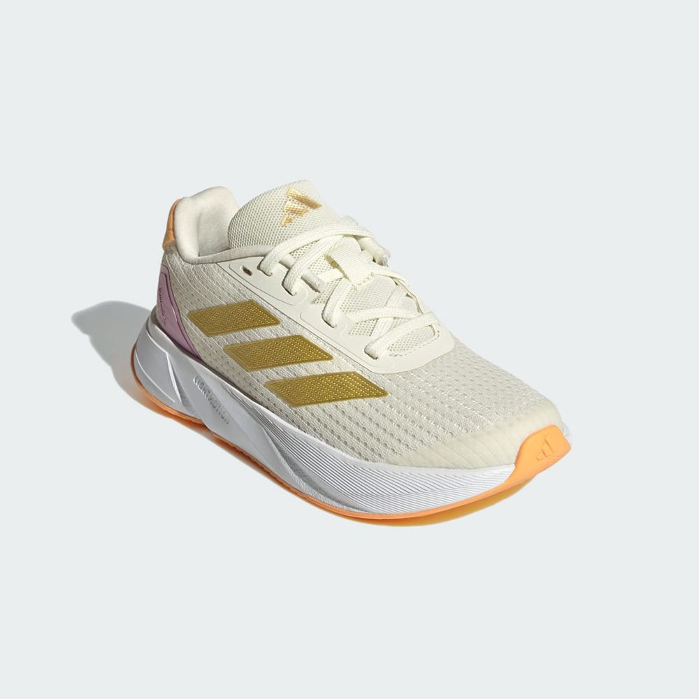 Chaussure Running Adidas Duramo SL Blanche Doré Orange Enfant | NGF-85950506