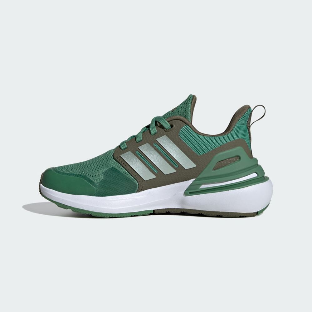 Chaussure Running Adidas Rapidasport Bounce Lace Vert Vert Olive Enfant | ZAQ-08989767