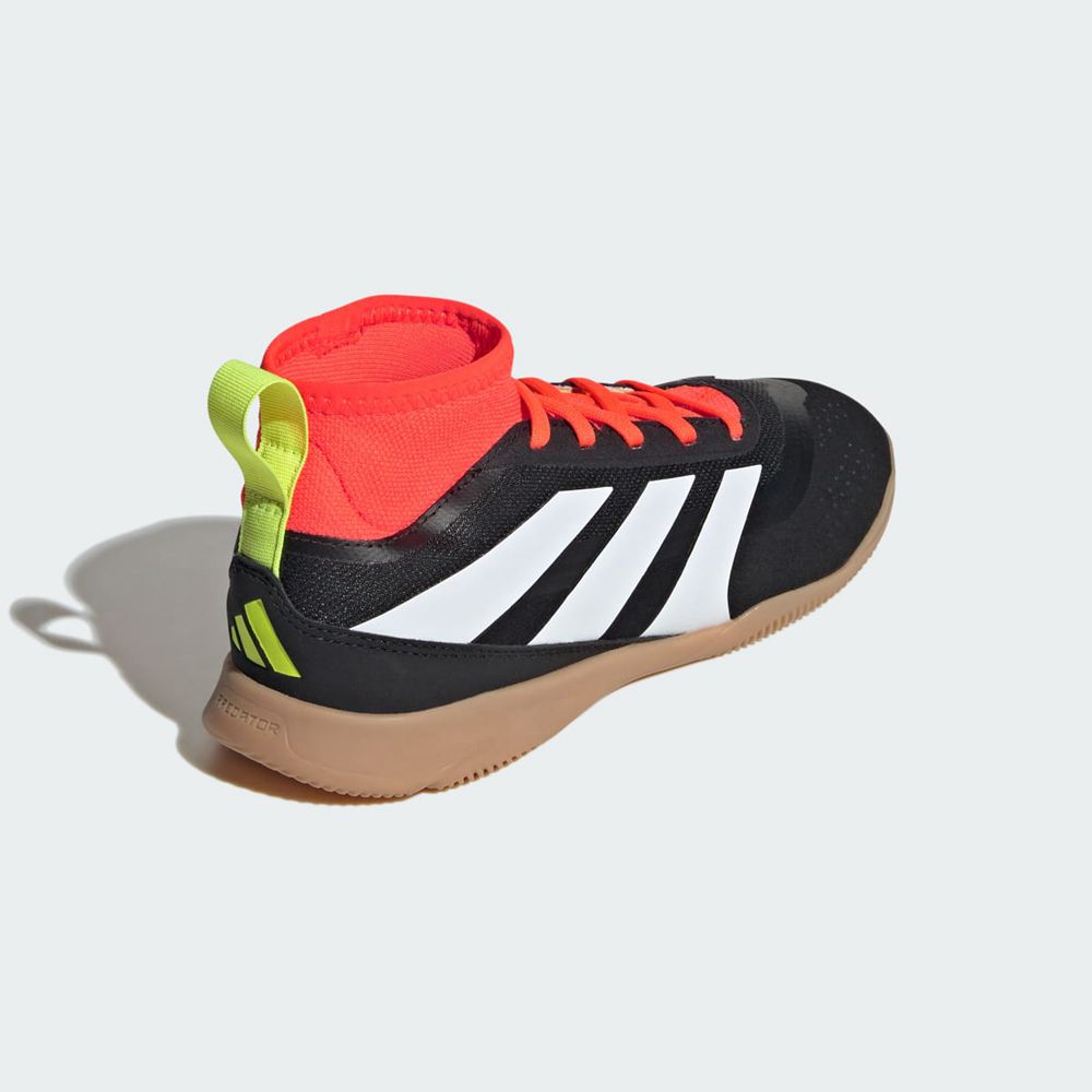 Chaussure Futsal Adidas Predator 24 League Noir Blanche Rouge Enfant | HVO-28196402