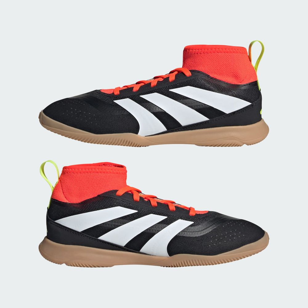 Chaussure Futsal Adidas Predator 24 League Noir Blanche Rouge Enfant | HVO-28196402