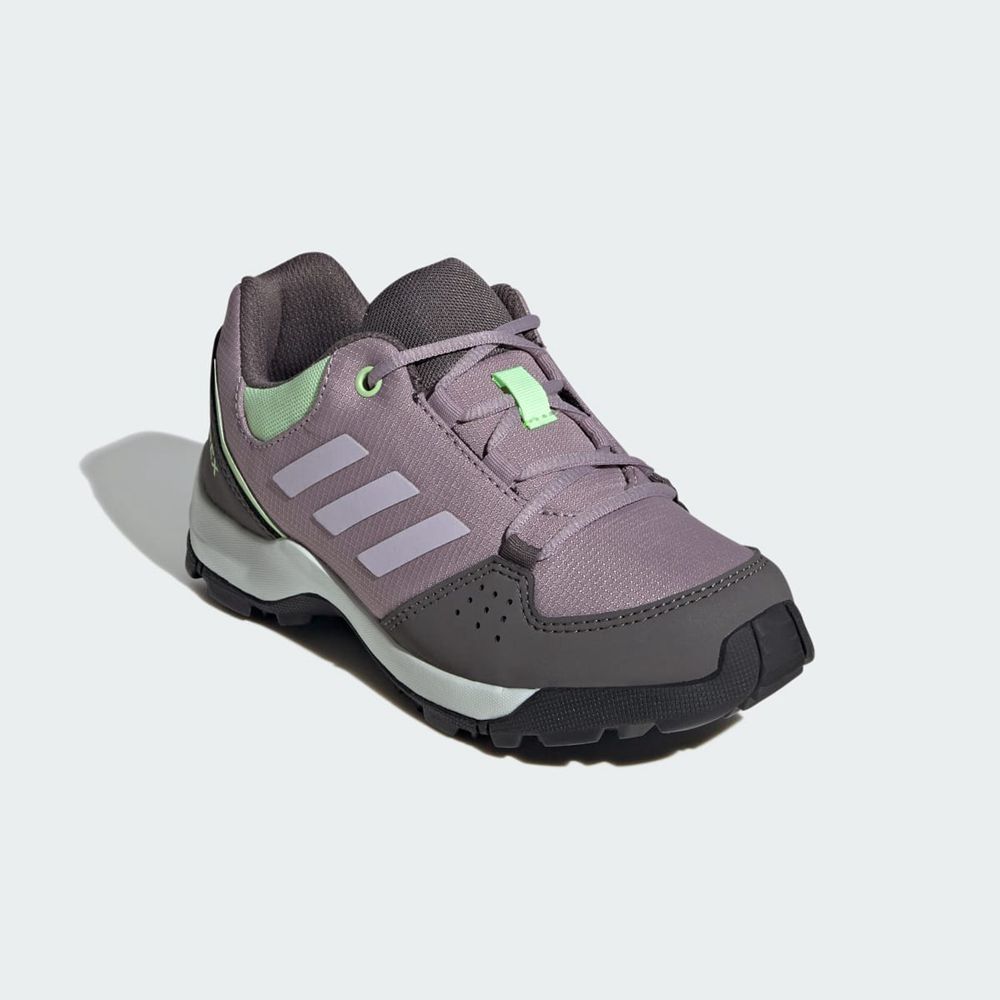 Chaussure de Randonnée Adidas Terrex Hyperhiker Low Grise Noir Vert Enfant | TIA-95495123