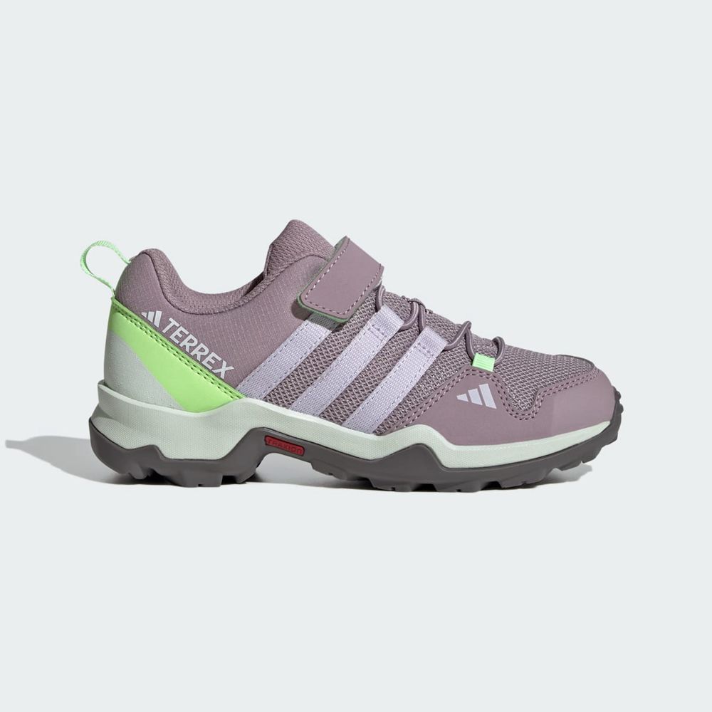 Chaussure de Randonnée Adidas Terrex AX2R Hook-And-Loop Grise Noir Vert Enfant | QHM-33238265