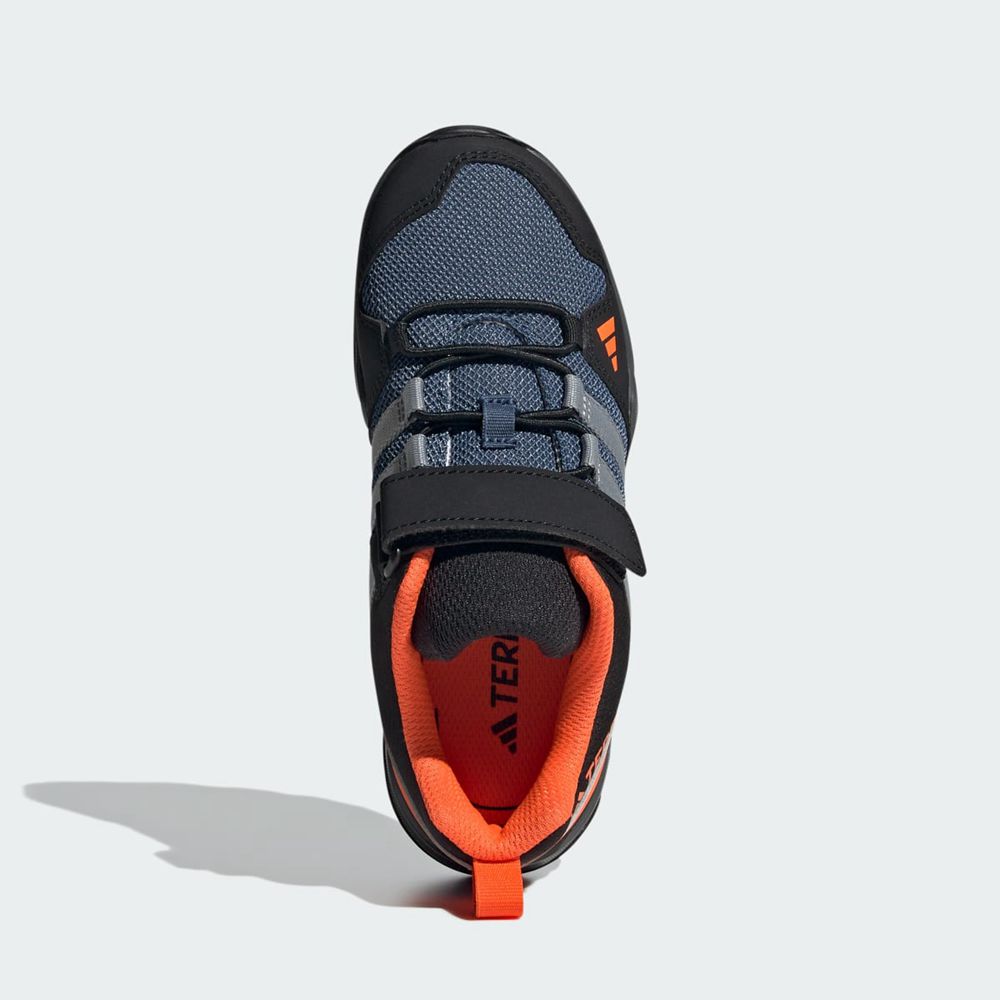 Chaussure de Randonnée Adidas Terrex AX2R CF K Bleu Marine Grise Orange Enfant | PNN-59992319