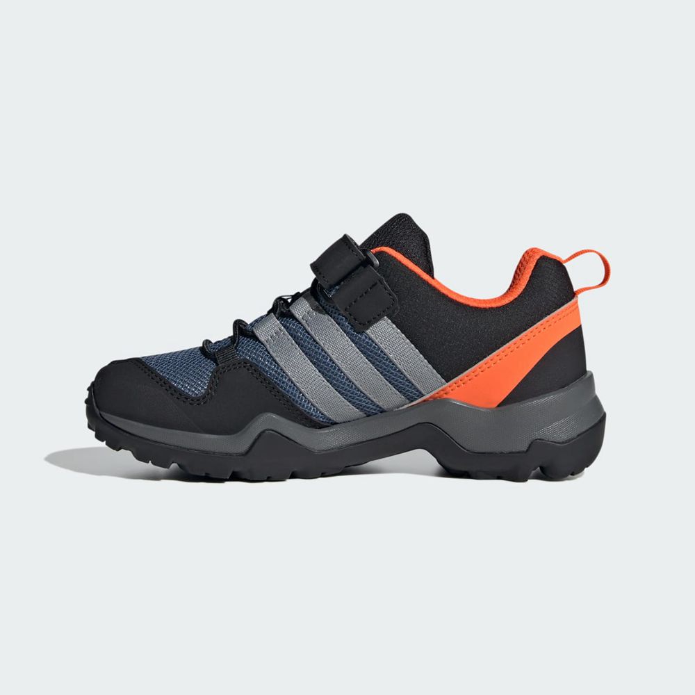 Chaussure de Randonnée Adidas Terrex AX2R CF K Bleu Marine Grise Orange Enfant | PNN-59992319