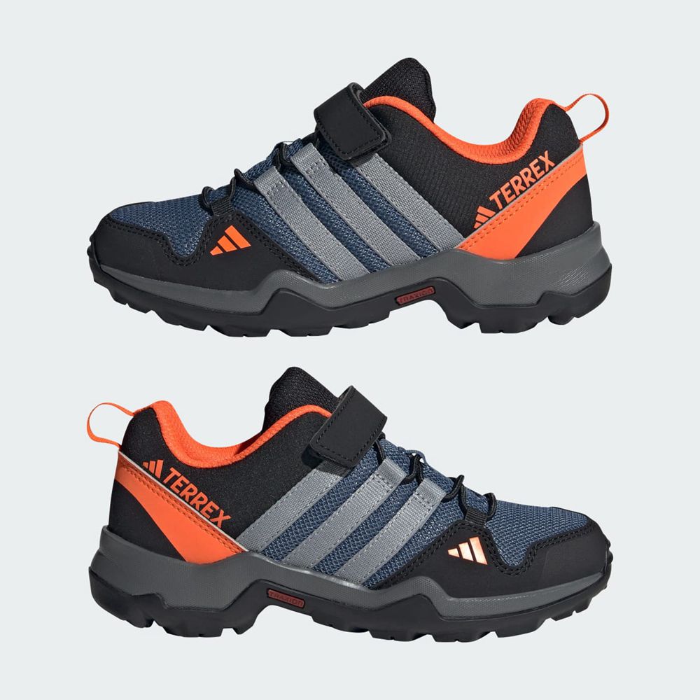 Chaussure de Randonnée Adidas Terrex AX2R CF K Bleu Marine Grise Orange Enfant | PNN-59992319