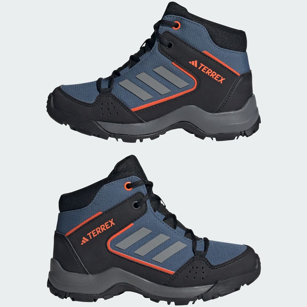 Chaussure de Randonnée Adidas Terrex Hyperhiker Mid Bleu Marine Grise Orange Enfant | OQW-00851136