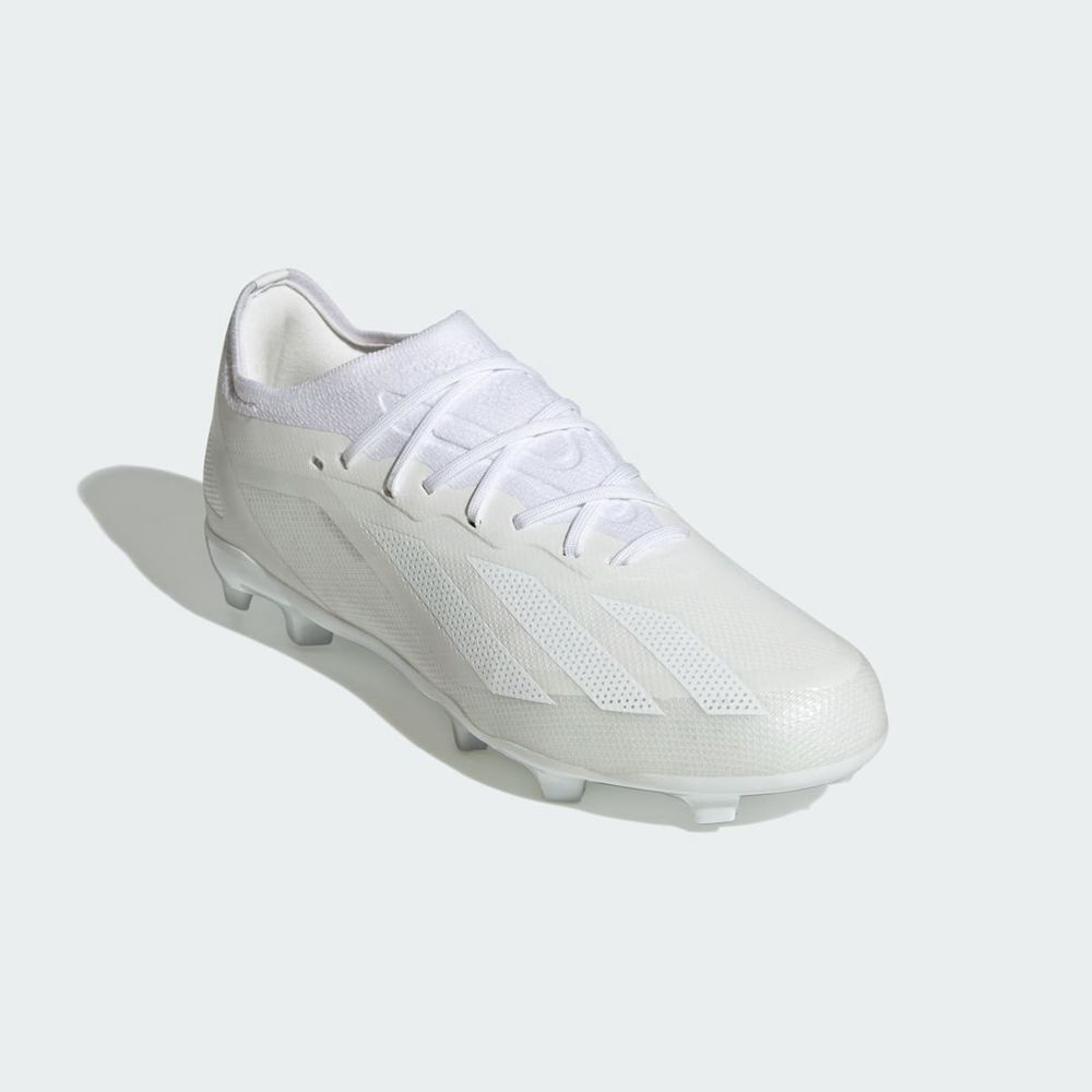 Chaussure de Foot Adidas X Crazyfast.1 Firm Ground Blanche Enfant | JFS-68028248