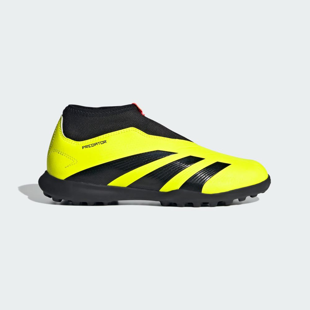 Chaussure de Foot Adidas Predator 24 League Laceless Turf Jaune Noir Rouge Enfant | IPF-40605690