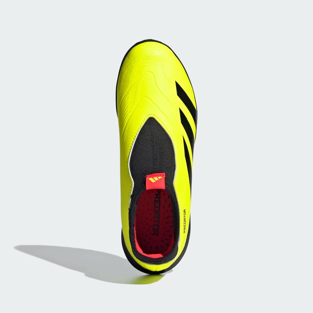 Chaussure de Foot Adidas Predator 24 League Laceless Turf Jaune Noir Rouge Enfant | IPF-40605690