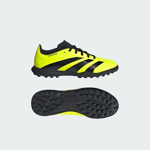 Chaussure de Foot Adidas Predator 24 League Turf Jaune Noir Rouge Enfant | FNC-16631754