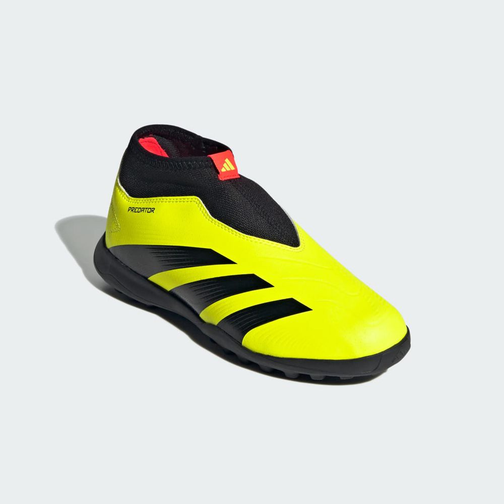 Chaussure de Foot Adidas Predator 24 League Laceless Turf Jaune Noir Rouge Enfant | IPF-40605690