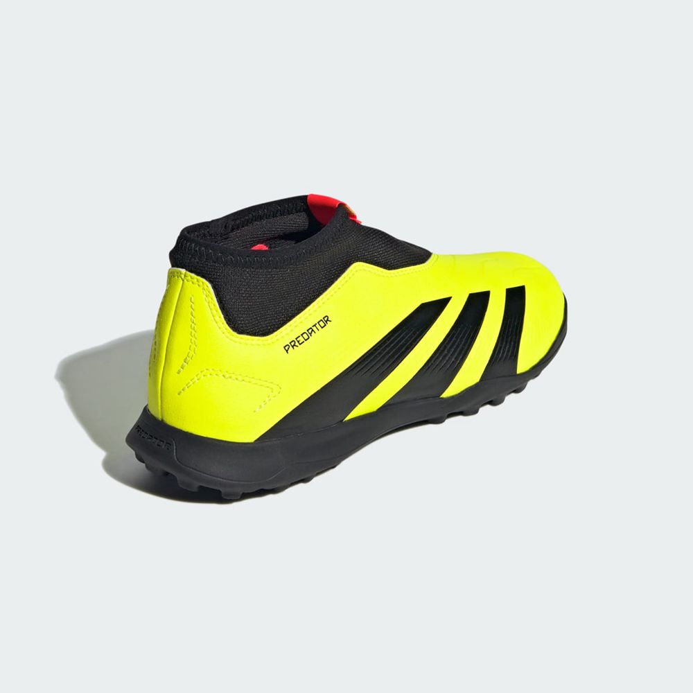 Chaussure de Foot Adidas Predator 24 League Laceless Turf Jaune Noir Rouge Enfant | IPF-40605690