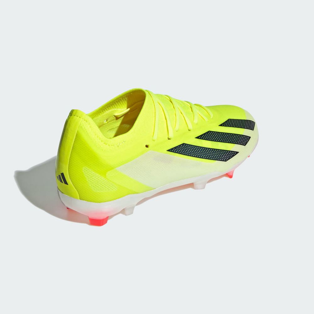 Chaussure de Foot Adidas X Crazyfast Elite Firm Ground Jaune Noir Blanche Enfant | WXH-90545650