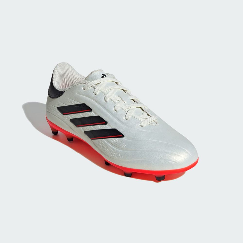 Chaussure de Foot Adidas Copa Pure II League Firm Ground Blanche Noir Rouge Enfant | JYZ-51636231