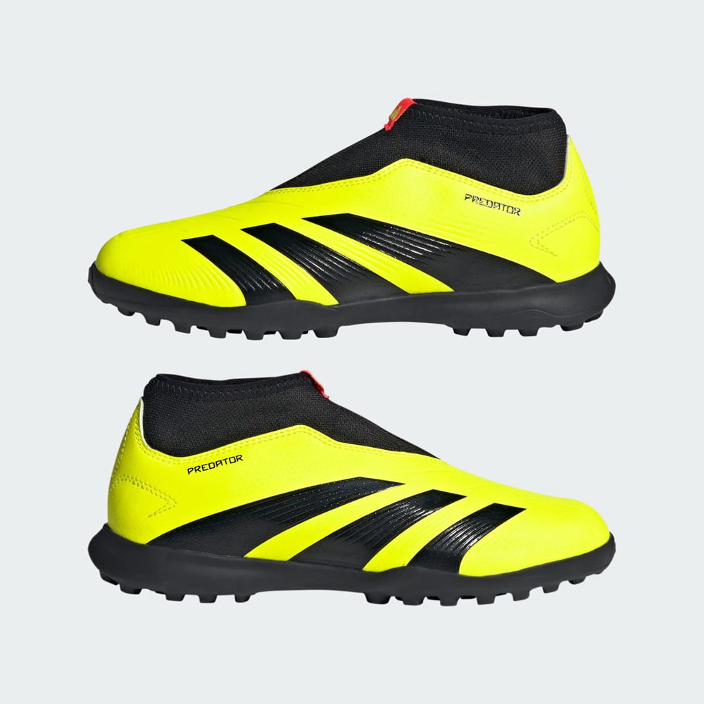 Chaussure de Foot Adidas Predator 24 League Laceless Turf Jaune Noir Rouge Enfant | IPF-40605690