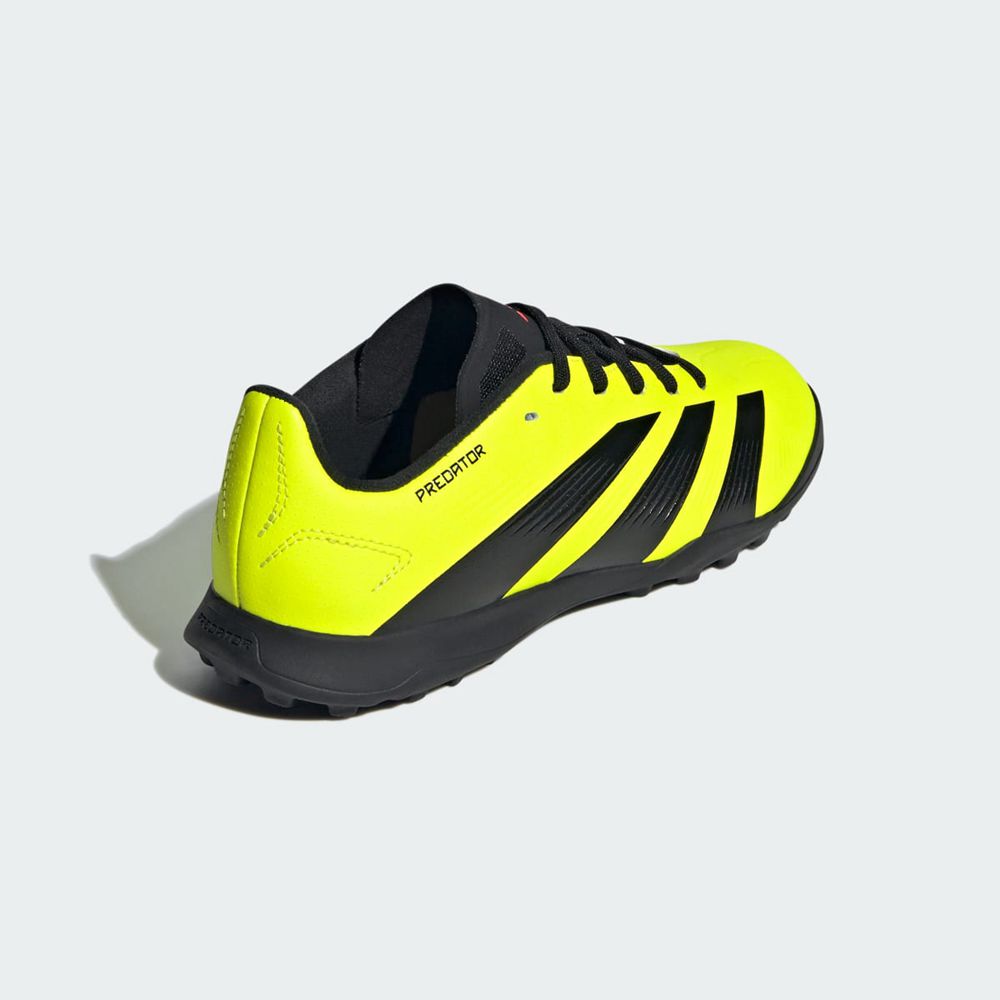 Chaussure de Foot Adidas Predator 24 League Turf Jaune Noir Rouge Enfant | FNC-16631754