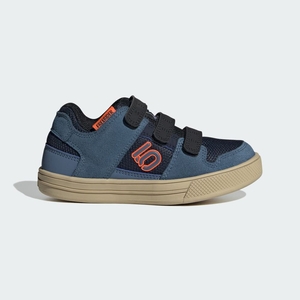 Chaussures De Vélo Adidas Five Ten Freerider Hook-And-Loop Bleu Marine Orange Enfant | DYB-95405513