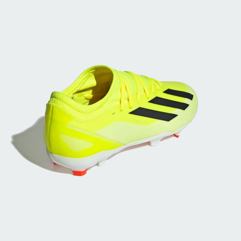 Chaussure de Foot Adidas X Crazyfast League Firm Ground Jaune Noir Blanche Enfant | RNP-81149835