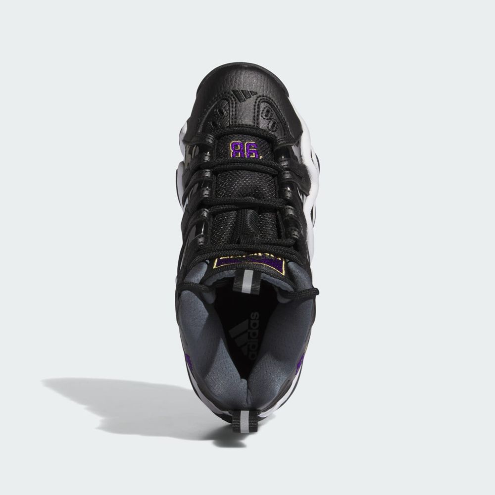 Chaussure Basket Adidas Crazy 8 Noir Violette Blanche Enfant | NXO-91134397