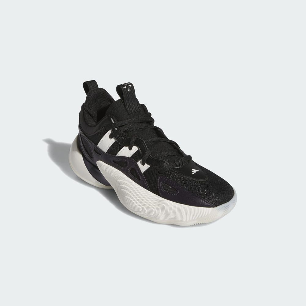 Chaussure Basket Adidas Trae Young Unlimited 2 Noir Blanche Enfant | FER-53972901