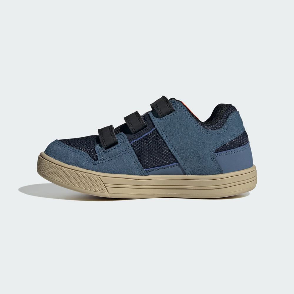 Chaussures De Vélo Adidas Five Ten Freerider Hook-And-Loop Bleu Marine Orange Enfant | DYB-95405513