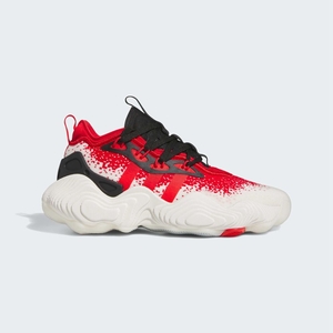 Chaussure Basket Adidas Trae Young 3 Blanche Rouge Noir Enfant | ZPS-52448322