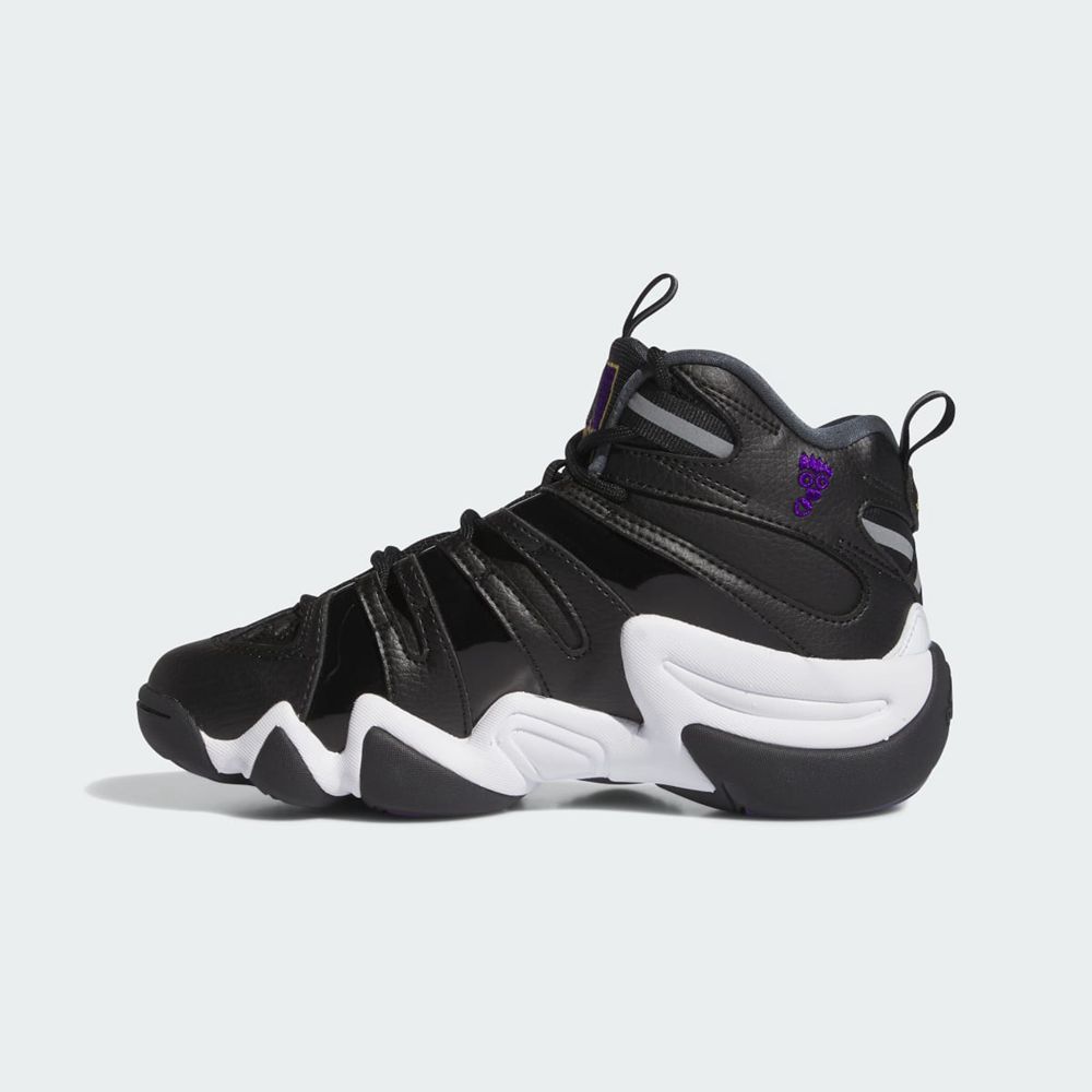 Chaussure Basket Adidas Crazy 8 Noir Violette Blanche Enfant | NXO-91134397