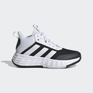 Chaussure Basket Adidas Ownthegame 2.0 Noir Blanche Enfant | LRU-98769044