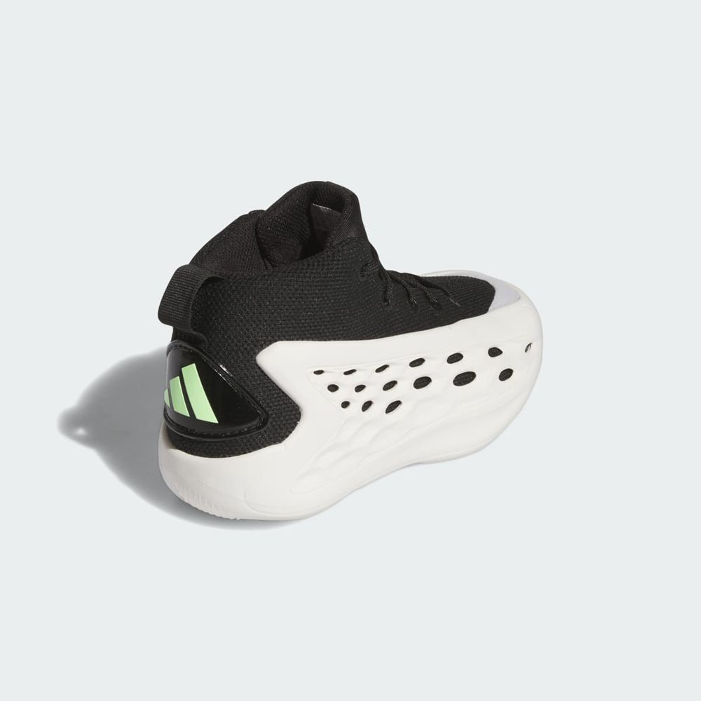 Chaussure Basket Adidas AE 1 Best Of Adi Blanche Noir Vert Enfant | OPE-50142402