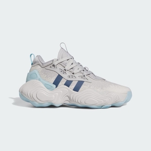 Chaussure Basket Adidas Trae Young 3 Grise Bleu Enfant | UHL-42223197