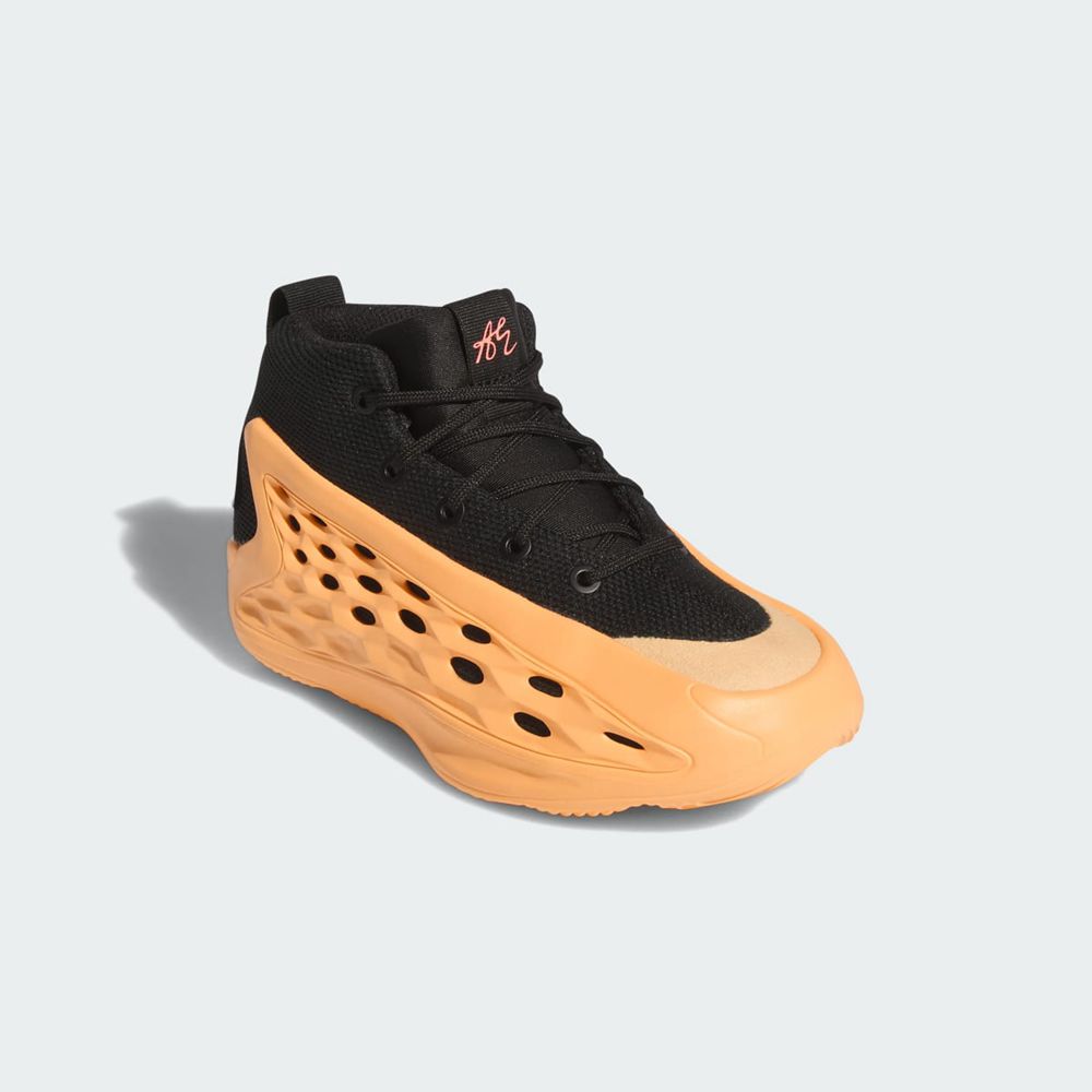 Chaussure Basket Adidas AE 1 With Love Orange Noir Rouge Enfant | RSR-01763762