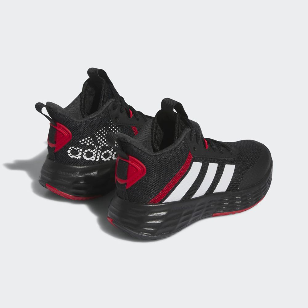 Chaussure Basket Adidas Ownthegame 2.0 Noir Blanche Rouge Enfant | PQH-47144705