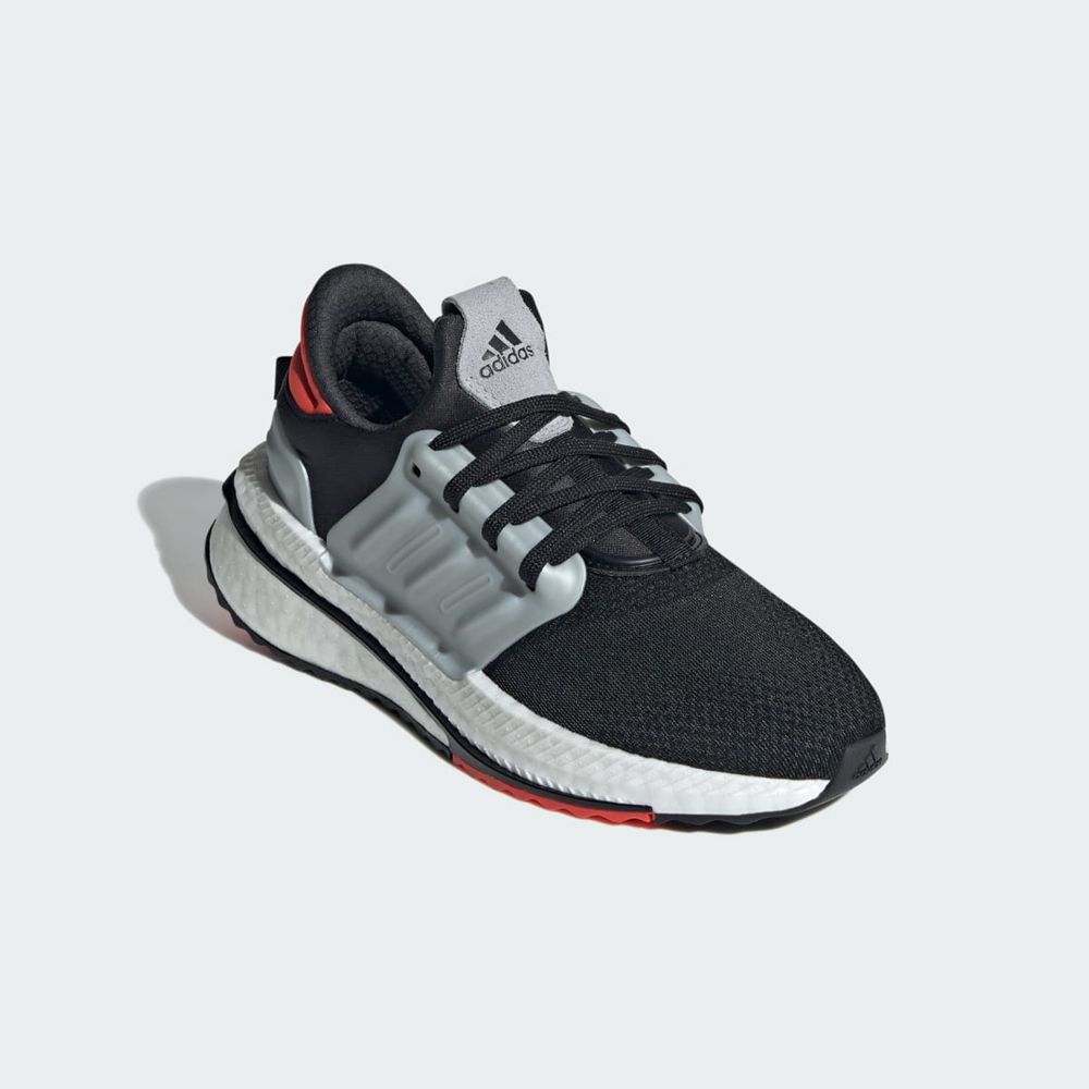 Basket Adidas X_PLRBOOST Noir Rouge Enfant | IZK-12322258