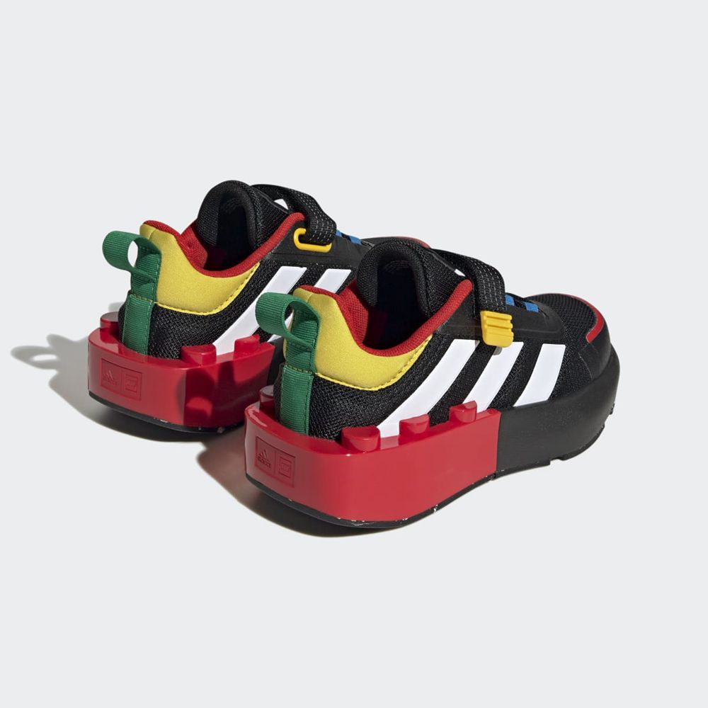 Basket Adidas Adidas x Lego? Tech RNR Elastic Lace Noir Blanche Rouge Enfant | WFX-02598558