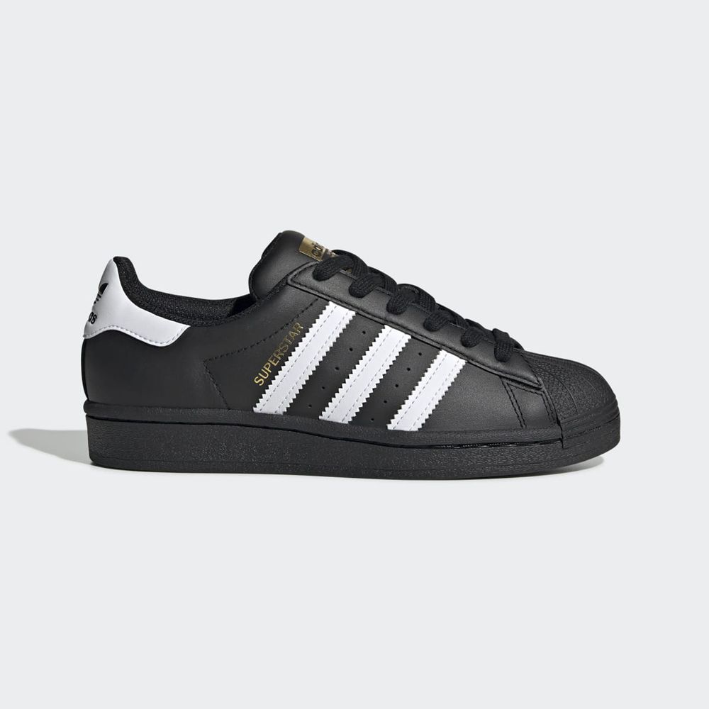 Basket Adidas Superstar Noir Blanche Enfant | KAU-96384746