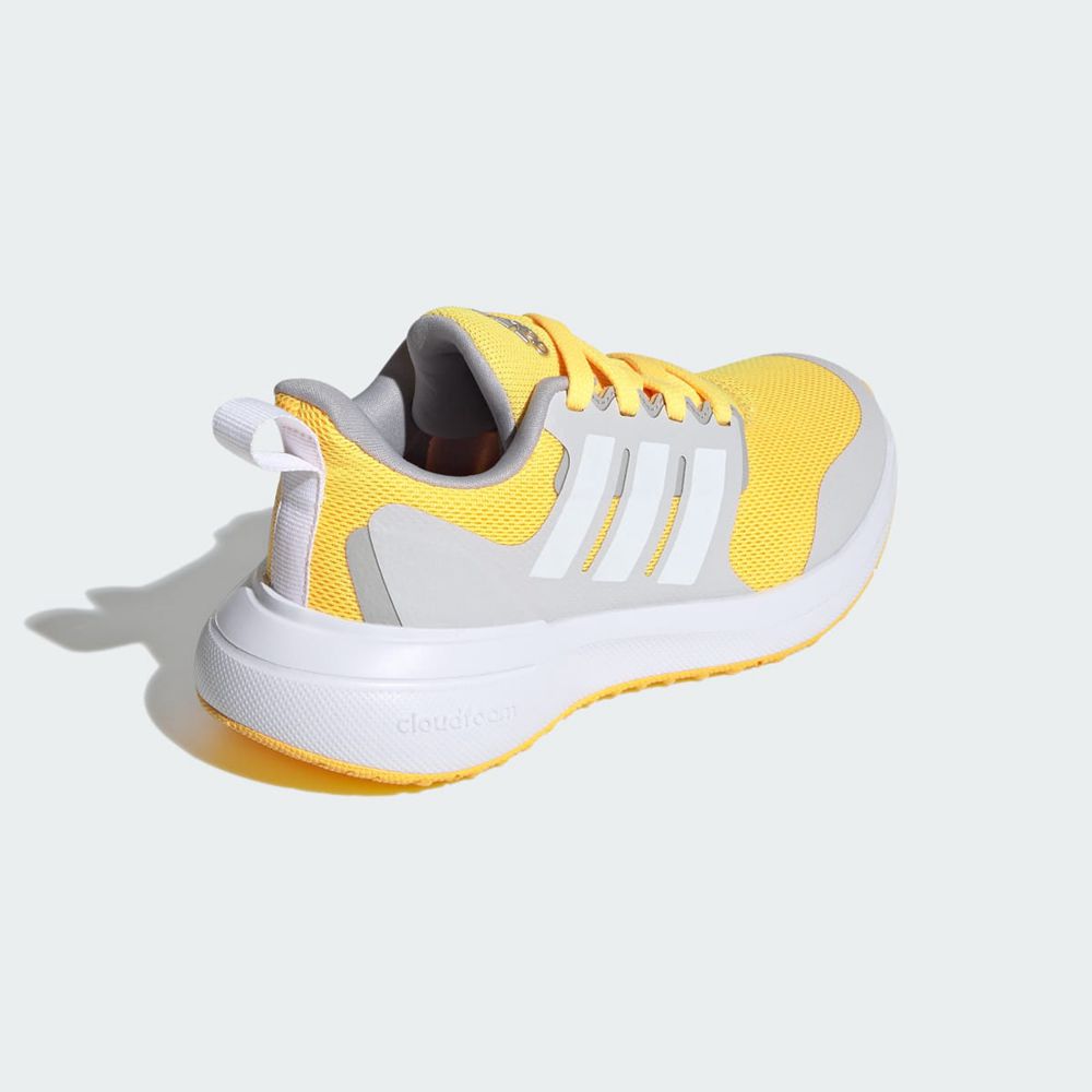 Basket Adidas Fortarun 2.0 Cloudfoam Lace Jaune Blanche Grise Enfant | NGF-77435418