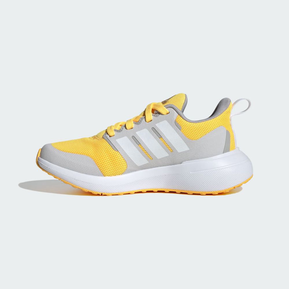 Basket Adidas Fortarun 2.0 Cloudfoam Lace Jaune Blanche Grise Enfant | NGF-77435418