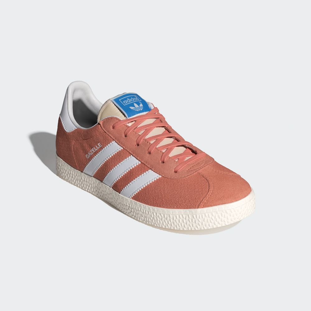 Basket Adidas Gazelle Rose Blanche Enfant | VPW-52636668