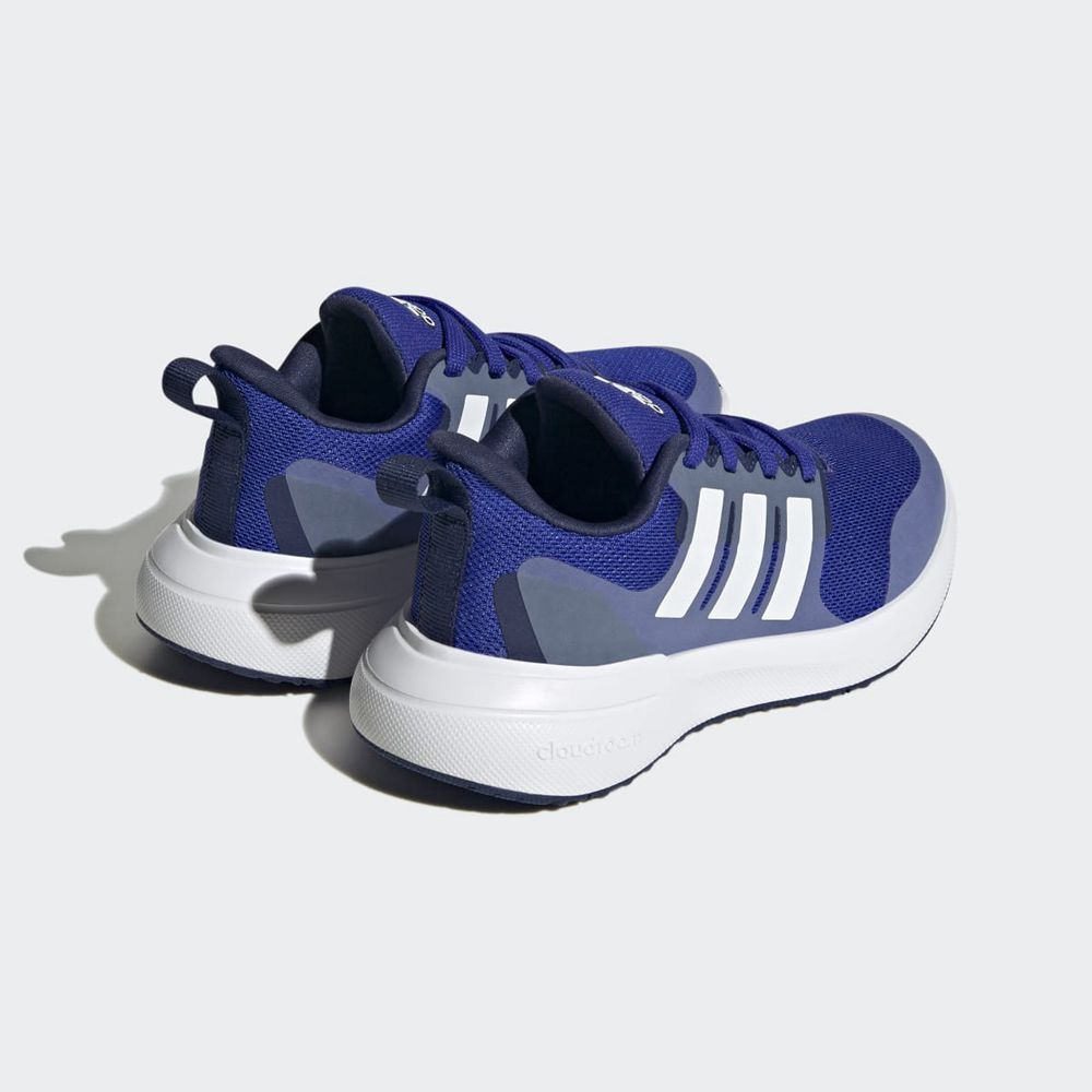 Basket Adidas Fortarun 2.0 Cloudfoam Bleu Blanche Enfant | ZMS-09611361