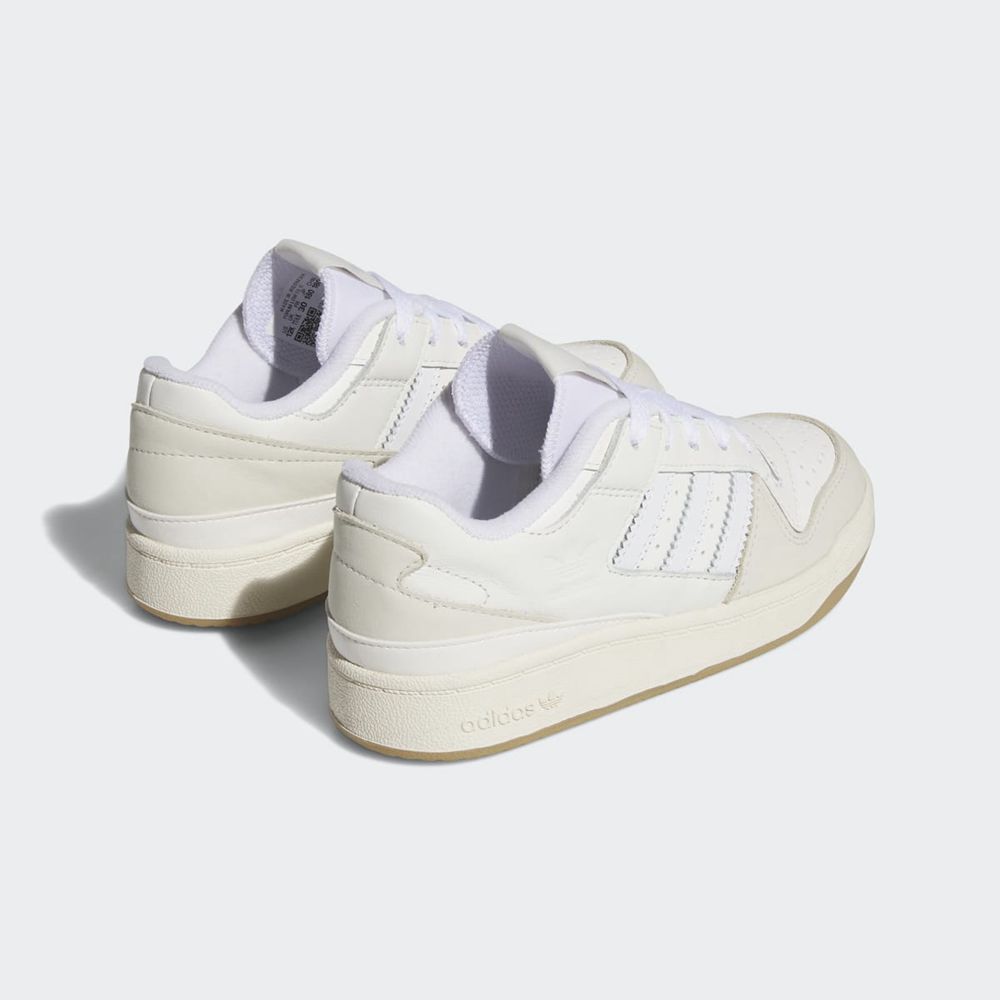 Basket Adidas Forum Low Blanche Enfant | HWQ-32396854